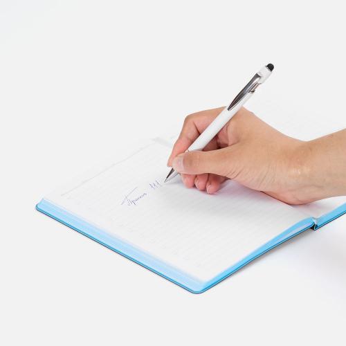 Ручка шариковая Pointer Soft Touch со стилусом; - купить именные сувениры в Воронеже