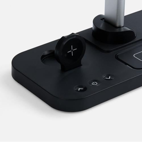 Настольная лампа с беспроводной зарядкой Power Light; - купить подарки с логотипом в Воронеже