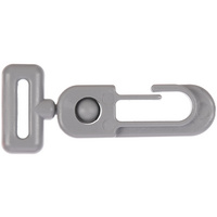 Застежка-карабин Carabine, S, серый
