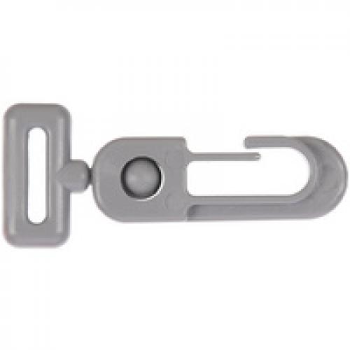 Застежка-карабин Сarabine, S, серый