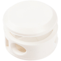 Двойной фиксатор для шнура Brogy, белый