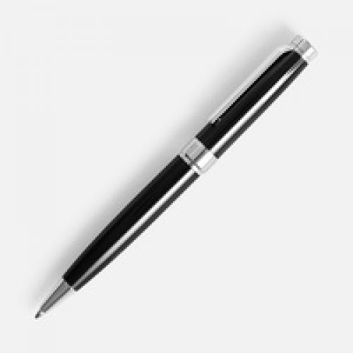 Ручка шариковая Broad Ring, глянцевая, черная