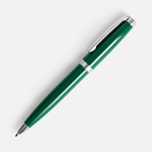 Ручка шариковая Letra Chrome, глянцевая; - купить бизнесс-сувениры в Воронеже