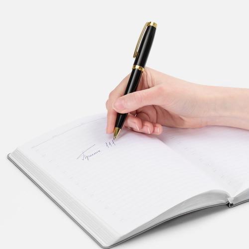 Ручка шариковая Letra Gold, глянцевая; - купить именные сувениры в Воронеже