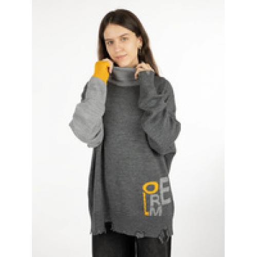 Свитер оверсайз Tricksy Net Grunge на заказ, полушерсть