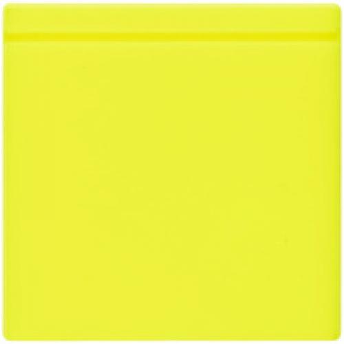 Лейбл из ПВХ Kare, желтый неон