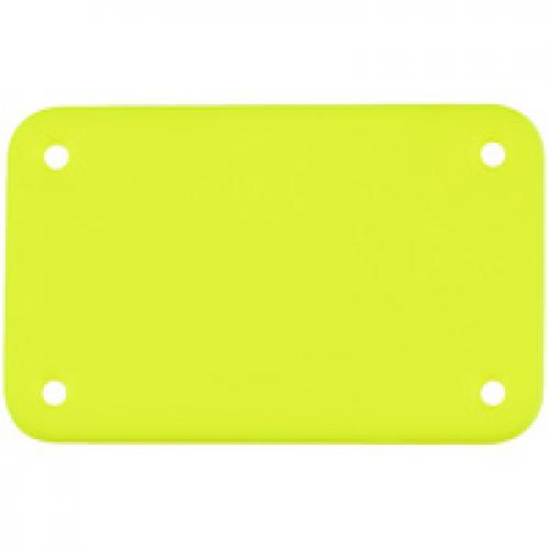 Лейбл из ПВХ Kreta, S, желтый неон