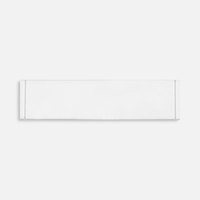 Лейбл из ПВХ Dzeta, S, белый