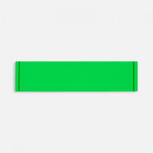 Лейбл из ПВХ Dzeta, S, зеленый неон