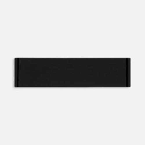 Лейбл из ПВХ Dzeta, S, черный