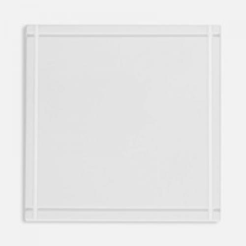 Лейбл из ПВХ Dzeta, L, белый