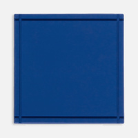 Лейбл из ПВХ Dzeta, L, синий