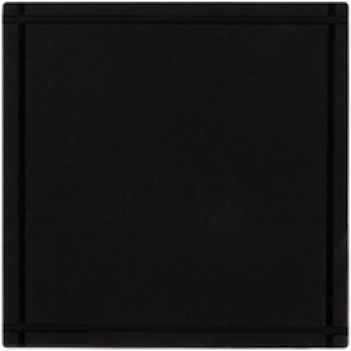 Лейбл из ПВХ Dzeta, L, черный