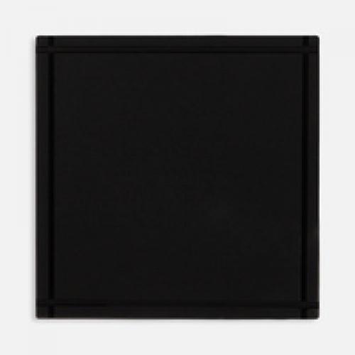 Лейбл из ПВХ Dzeta, L, черный