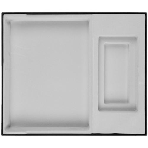 Коробка Overlap с ложементом под ежедневник и аккумулятор, ver.2; - купить необычные подарки в Воронеже