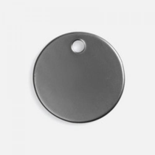 Шильдик металлический Alfa Sirkel, серый металлик