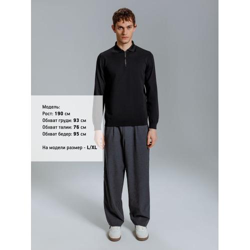 Рубашка поло мужская с длинным рукавом Terrazzo; - купить подарки с логотипом в Воронеже