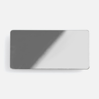 Значок Magnet Matto, серебристый глянцевый