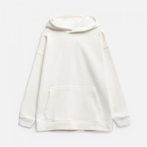 Худи оверсайз унисекс Snuggie, молочно-белое