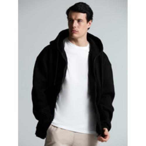 Толстовка унисекс оверсайз Zippy, черная