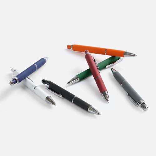 Ручка шариковая Chromos Soft Touch; - купить подарки с логотипом в Воронеже