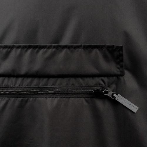 Дождевик-анорак Hard Work, укороченный, черный; - купить именные сувениры в Воронеже