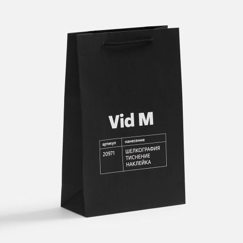 Пакет бумажный Vid S; - купить подарки с логотипом в Воронеже