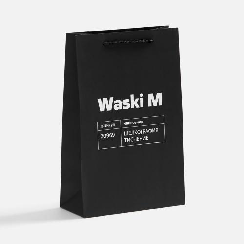 Пакет бумажный Waski S; - купить подарки с логотипом в Воронеже