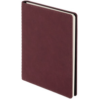 Ежедневник Spring Urban на заказ, недатированный, бордовый