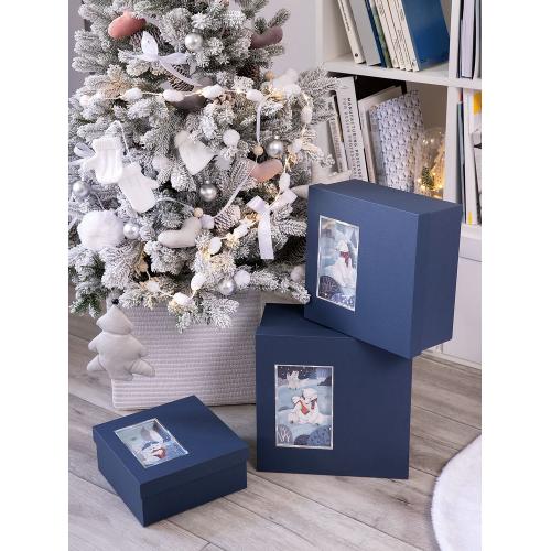 Коробка The Blue Bear; - купить именные сувениры в Воронеже