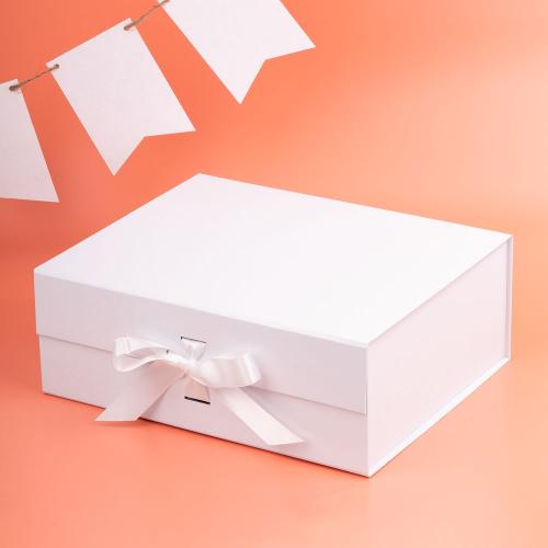 Коробка складная Rusetti, L; - купить подарки с логотипом в Воронеже