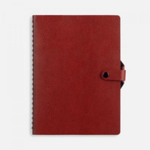 Ежедневник Strep Front на заказ, недатированный, красный