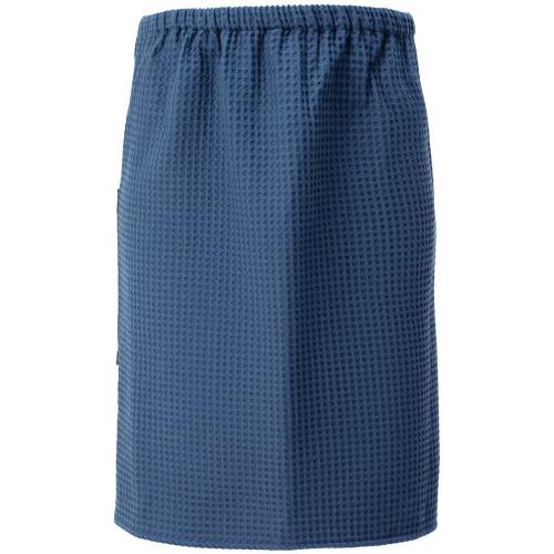 Килт вафельный мужской Onsen, темно-синий; - купить необычные подарки в Воронеже