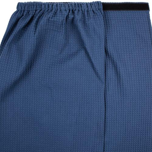 Килт вафельный мужской Onsen, темно-синий; - купить необычные сувениры в Воронеже