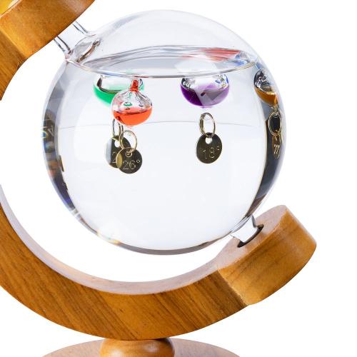 Термометр-шар «Галилео» в деревянном корпусе; - купить именные сувениры в Воронеже