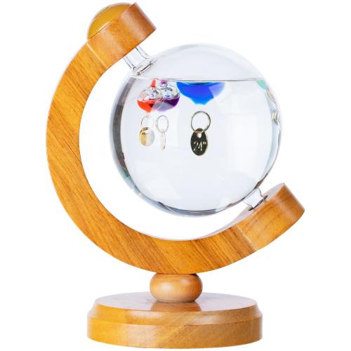 Термометр-шар «Галилео» в деревянном корпусе; - купить необычные сувениры в Воронеже