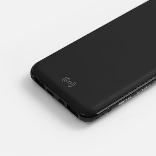 Аккумулятор с беспроводной зарядкой All Day Wireless, 10000 мАч; - купить подарки с логотипом в Воронеже