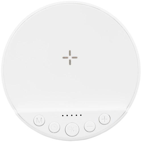 Bluetooth-колонка с беспроводной зарядкой relaxTime; - купить именные сувениры в Воронеже
