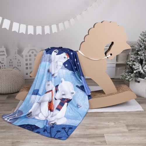 Флисовый плед Wintart Bear; - купить подарки с логотипом в Воронеже