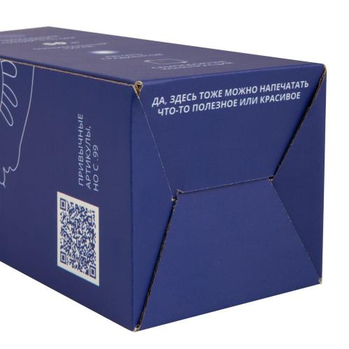 Коробка для бутылки Vinci с печатью на заказ; - купить именные сувениры в Воронеже
