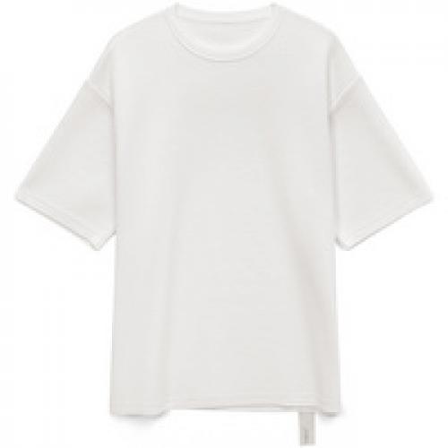 Джемпер с коротким рукавом Siluetti Volumica, молочно-белый