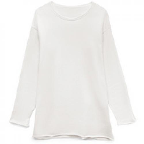 Лонгслив унисекс Siluetti Fuori, молочно-белый