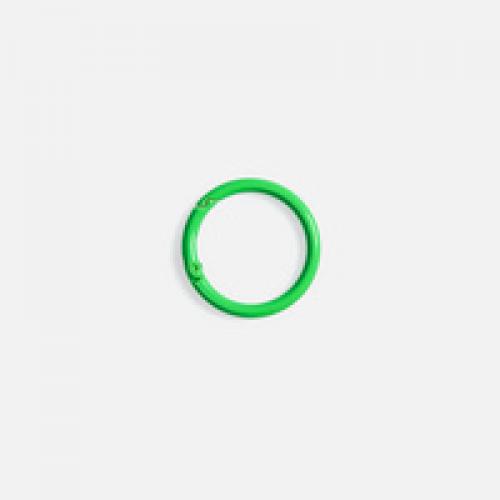 Карабин-кольцо Claus, L, зеленый неон