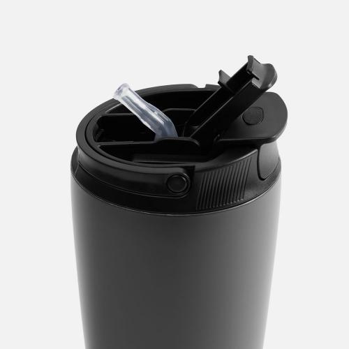 Термостакан с двумя поильниками Duetta; - купить подарки с логотипом в Воронеже