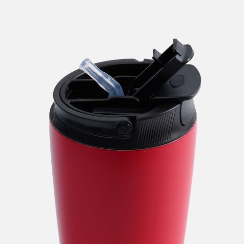 Термостакан с двумя поильниками Duetta; - купить подарки с логотипом в Воронеже