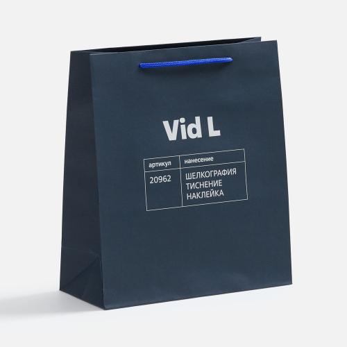 Пакет бумажный Vid M; - купить подарки с логотипом в Воронеже