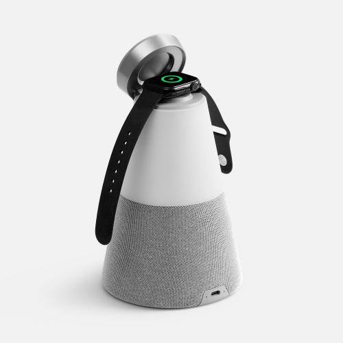 Bluetooth-колонка с беспроводной зарядкой и подсветкой Cone Sonance; - купить необычные сувениры в Воронеже
