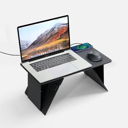 Складной стол для ноутбука с беспроводной зарядкой Kickstand Table; - купить бизнесс-сувениры в Воронеже