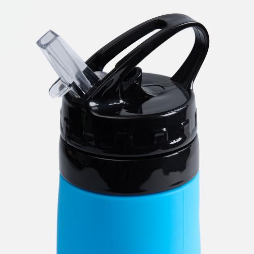 Складная бутылка для воды Langfossen; - купить подарки с логотипом в Воронеже