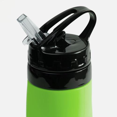 Складная бутылка для воды Langfossen; - купить подарки с логотипом в Воронеже